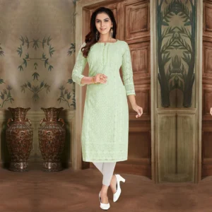 green full kurti